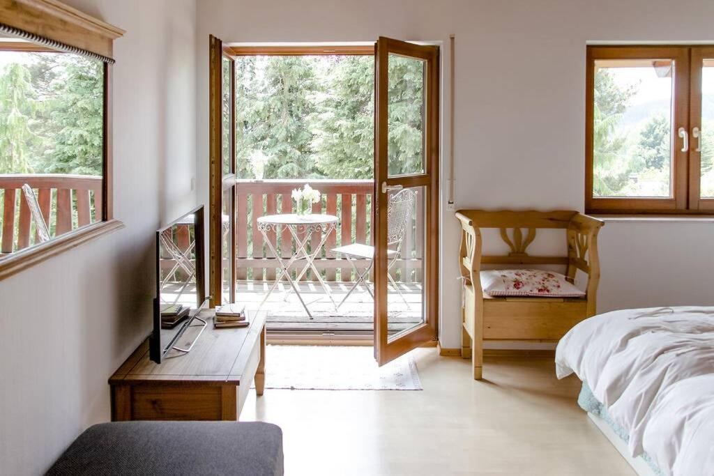 4-Zimmer-Ferienwohnung Waldbluemle Dobel Exterior foto