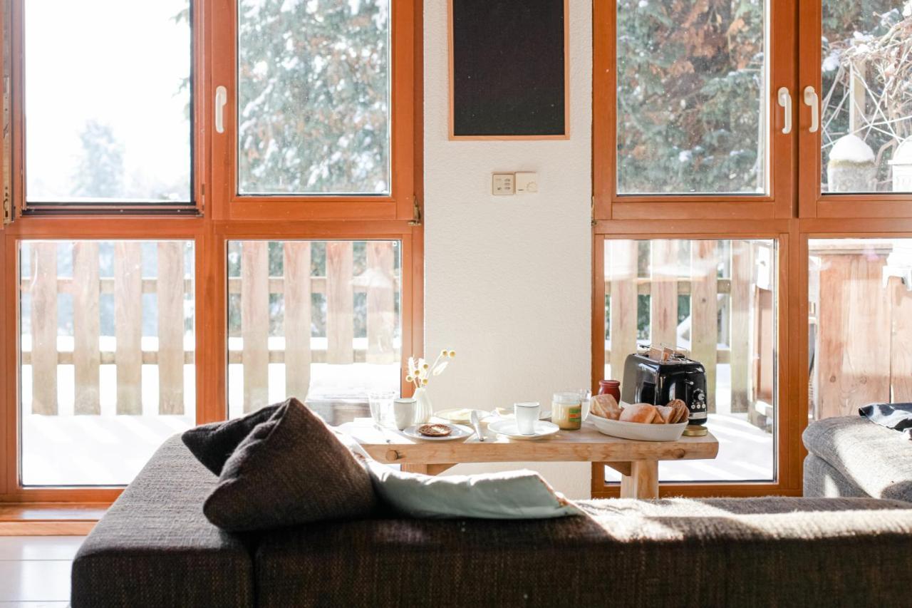 4-Zimmer-Ferienwohnung Waldbluemle Dobel Exterior foto